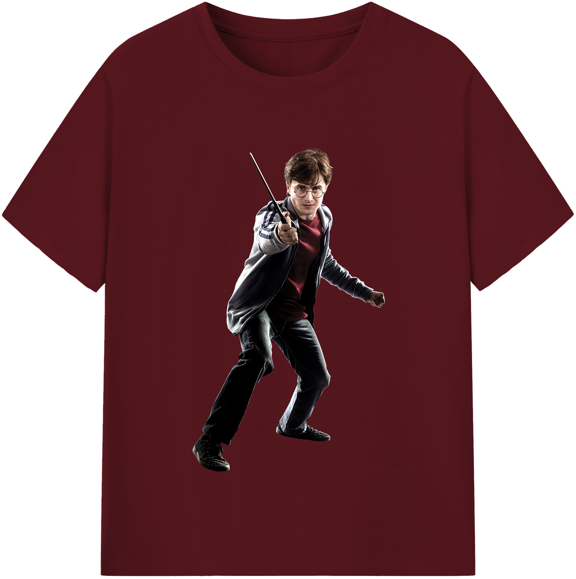 （画像用） Harry Potter ハリー・ポッターシリーズ 綿100％半袖Tシャツ（フロントプリント）